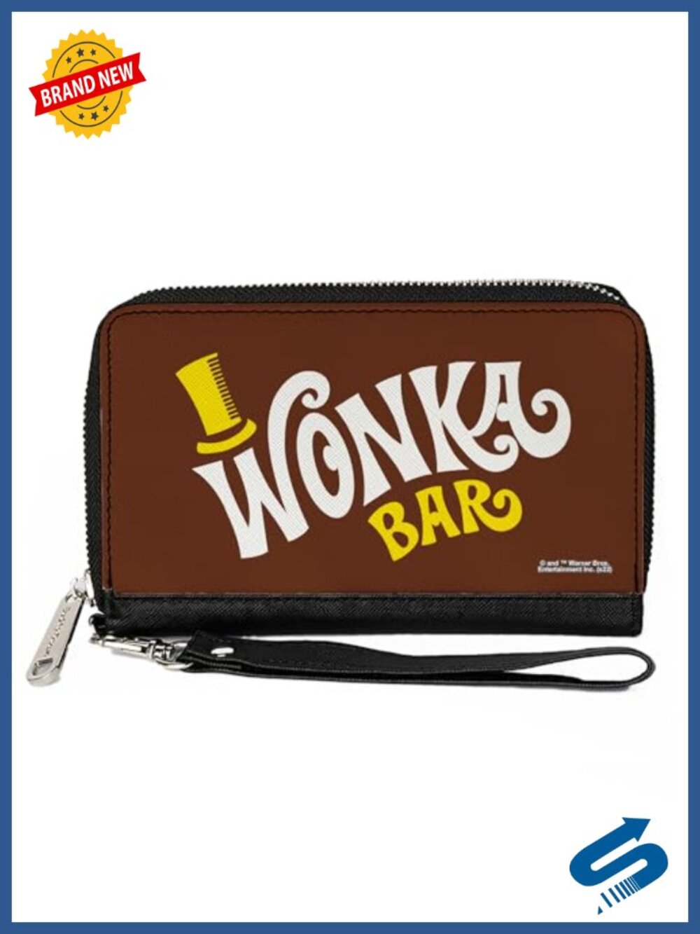Willy Wonka Vegan Leather Zip Around Wallet